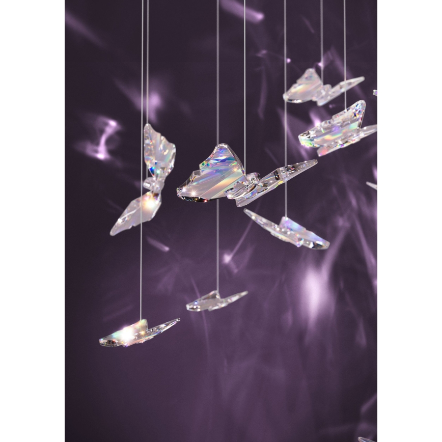 Eglo - Lampadario a sospensione dimmerabile su cavo 6xLED/4,2W/230V nero/trasparente