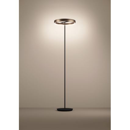 Eglo Stars of Light - Lampada da terra LED dimmerabile con sensore di movimento 2xLED/19W/230V 2200-6500K marrone