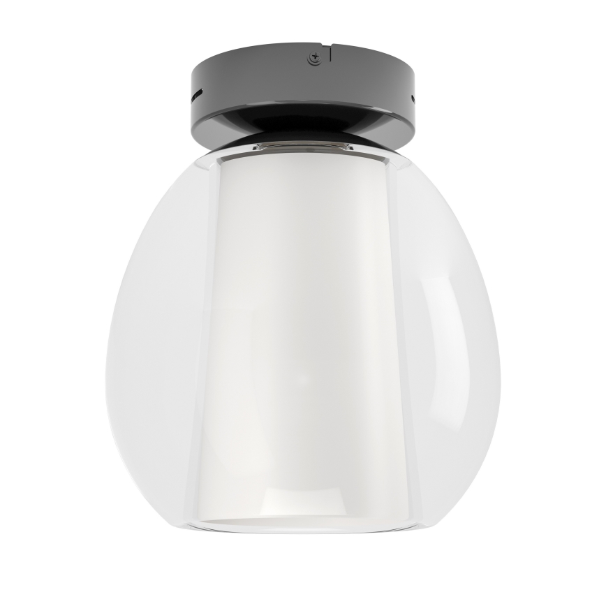 Eglo - Plafoniera LED dimmerabile LED/5,5W/230V + LED/1,6W 2200-6500K Ø 25 cm nero cromato + telecomando