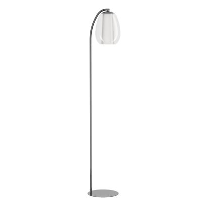 Eglo - Lampada da terra dimmerabile LED/7W/230V + LED/1,6W 2200-6500K nero cromato