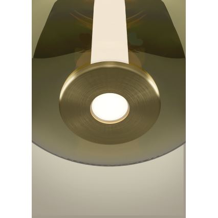 Eglo - Lampadario dimmerabile a sospensione con cavo LED/5,5W/230V + LED/1,6W 2200-6500K Ø 21 cm, oro