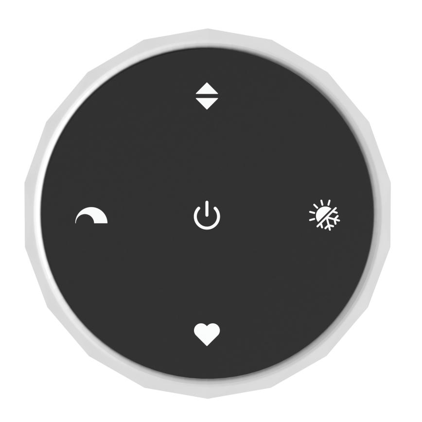 Eglo - Lampadario LED dimmerabile a sospensione con cavo LED/5,8W/230V 2200-6500K beige/fumé + telecomando