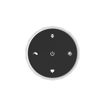 Eglo Stars of Light - Lampadario a sospensione dimmerabile con cavo LED/30W/230V nero + telecomando