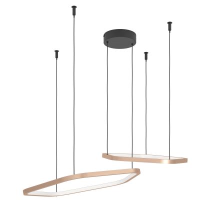 Eglo - Lampada a sospensione dimmerabile a LED su cavo LED/30W/230V 2200-6500K ottone + telecomando