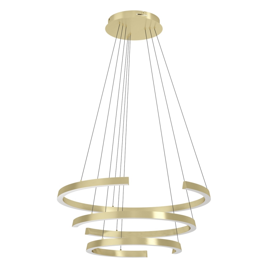 Eglo - Lampada a sospensione LED dimmerabile su cavo LED/50W/230V 2200-6500K oro + telecomando