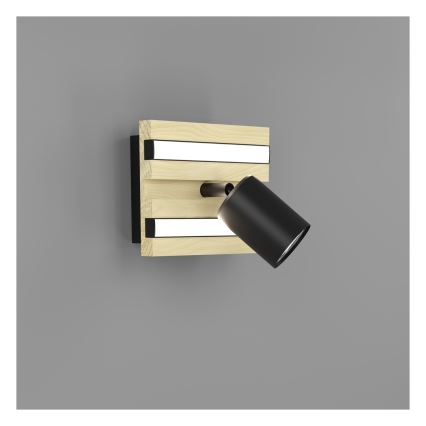 Eglo - Faretto da parete LED/2,2W/230V + 2xLED/1,2W + 2xLED/2W beige/nero