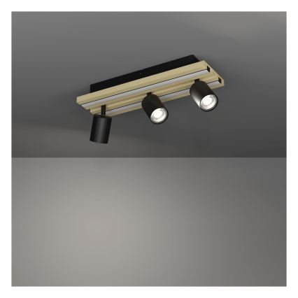 Eglo - Faretto LED 3xLED/2,2W/230V + 2xLED/1,2W + 2xLED/2W beige/nero