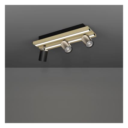 Eglo - Faretto LED 3xLED/2,2W/230V + 2xLED/1,2W + 2xLED/2W beige/nero