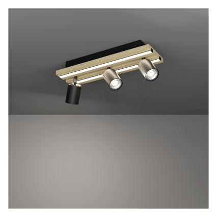 Eglo - Faretto LED 3xLED/2,2W/230V + 2xLED/1,2W + 2xLED/2W beige/nero