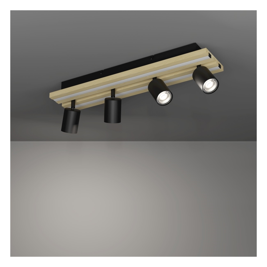 Eglo - Faretto LED 4xLED/2,2W/230V + 2xLED/1,2W + 2xLED/2W beige/nero