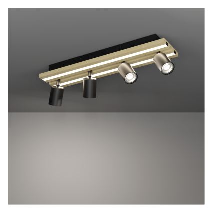 Eglo - Faretto LED 4xLED/2,2W/230V + 2xLED/1,2W + 2xLED/2W beige/nero