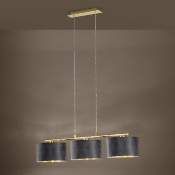 Eglo 39225 - Lampadario a sospensione con cavo DOLORITA 3xE27/60W/230V