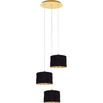 Eglo 39226 - Lampadario DOLORITA 3xE27/60W/230V