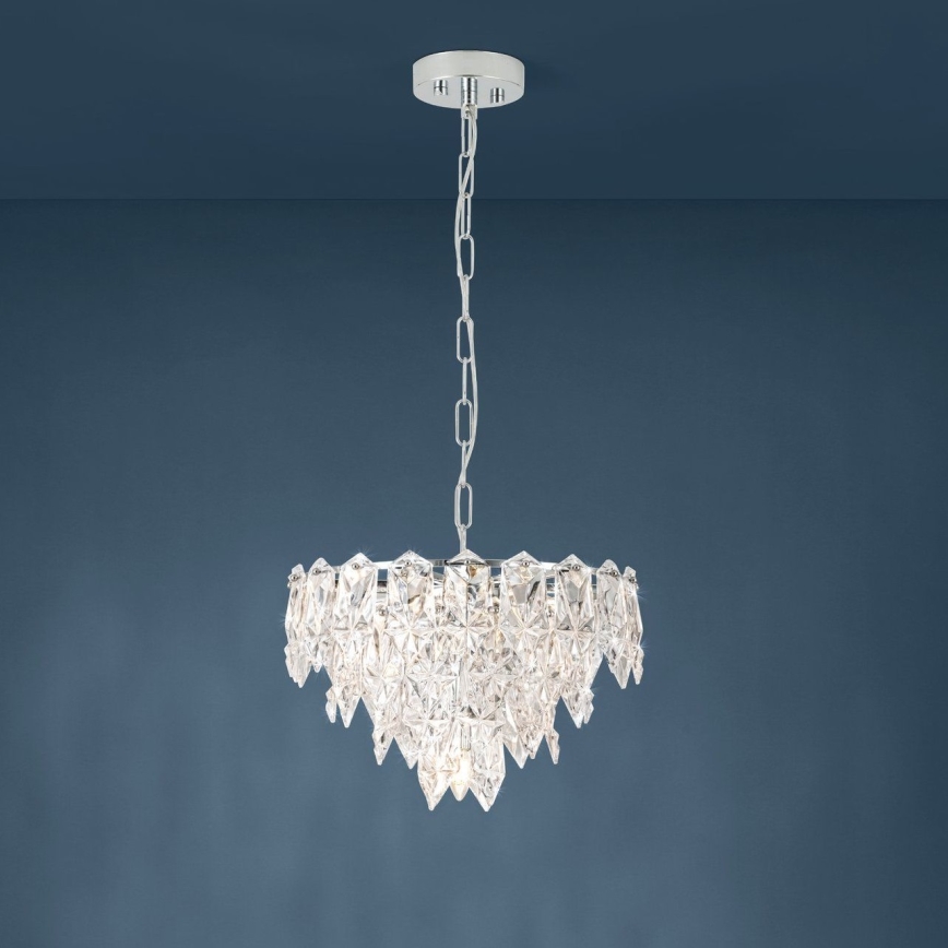 Eglo 3923 - Lampadario su catena 7xE14/40W/230V
