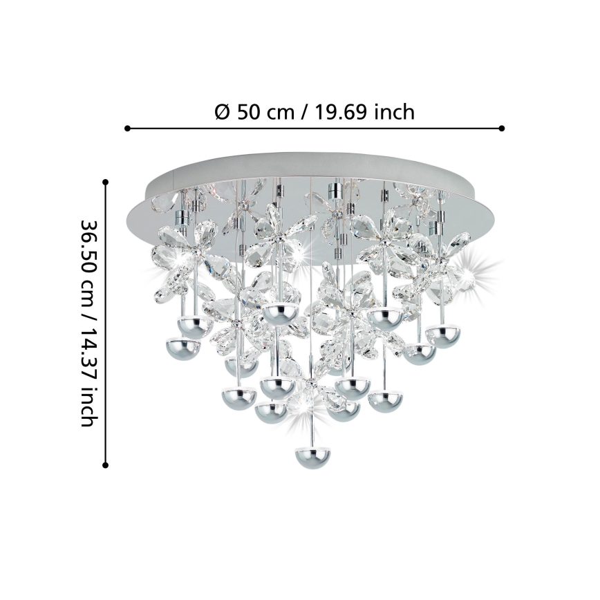 Eglo - Plafoniera dimmerabile a LED/27W/230V
