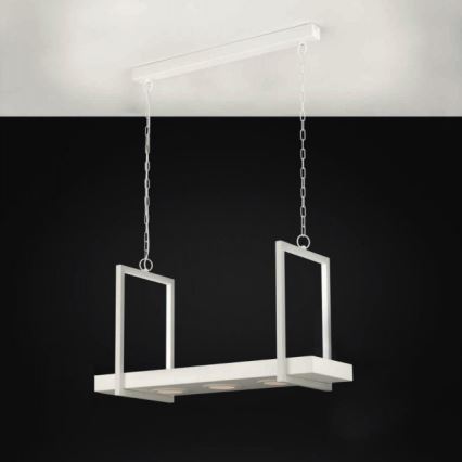 Eglo 39301 - LED RGBW dimmerabile lampadario a catena con ripiano CALAMONA 3xLED/6W/230V + telecomando