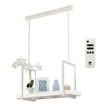 Eglo 39301 - LED RGBW dimmerabile lampadario a catena con ripiano CALAMONA 3xLED/6W/230V + telecomando