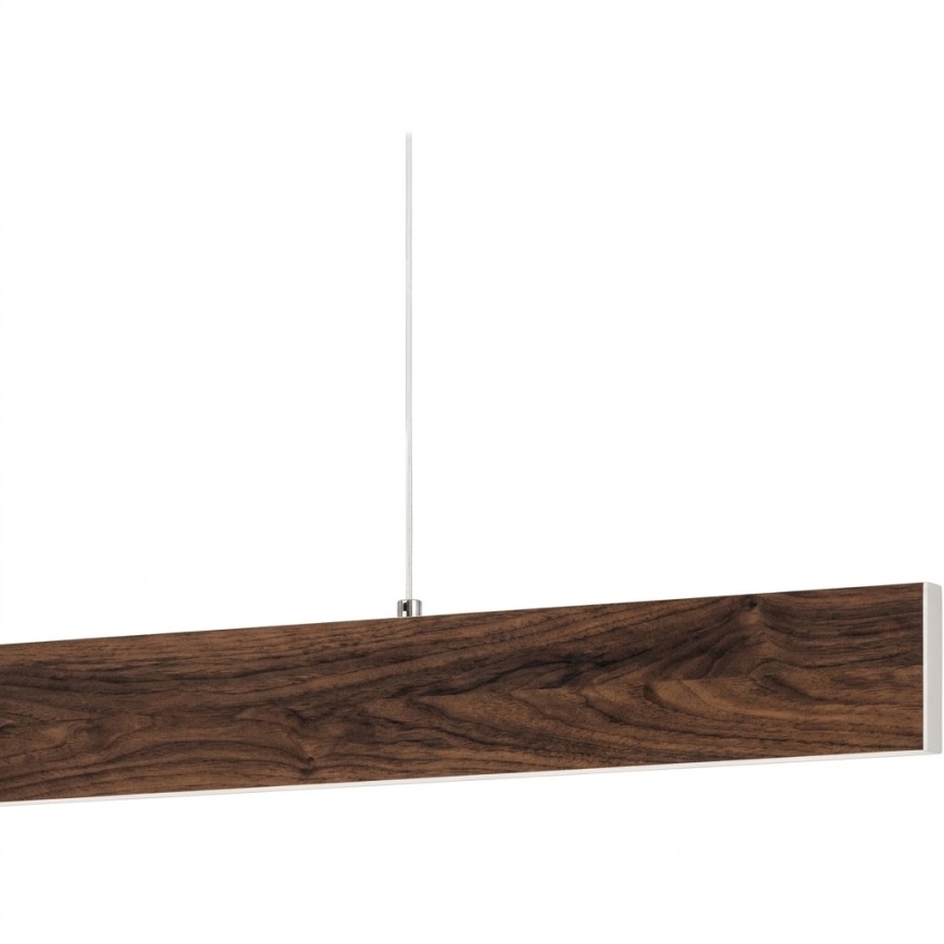 Eglo - Lampadario LED a sospensione su cavo LED/17W/230V + LED/4,2W, finitura noce