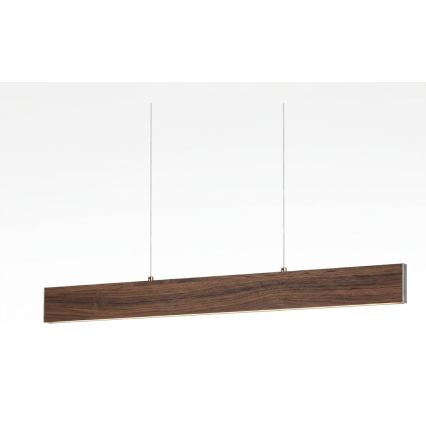 Eglo - Lampadario LED a sospensione su cavo LED/17W/230V + LED/4,2W, finitura noce