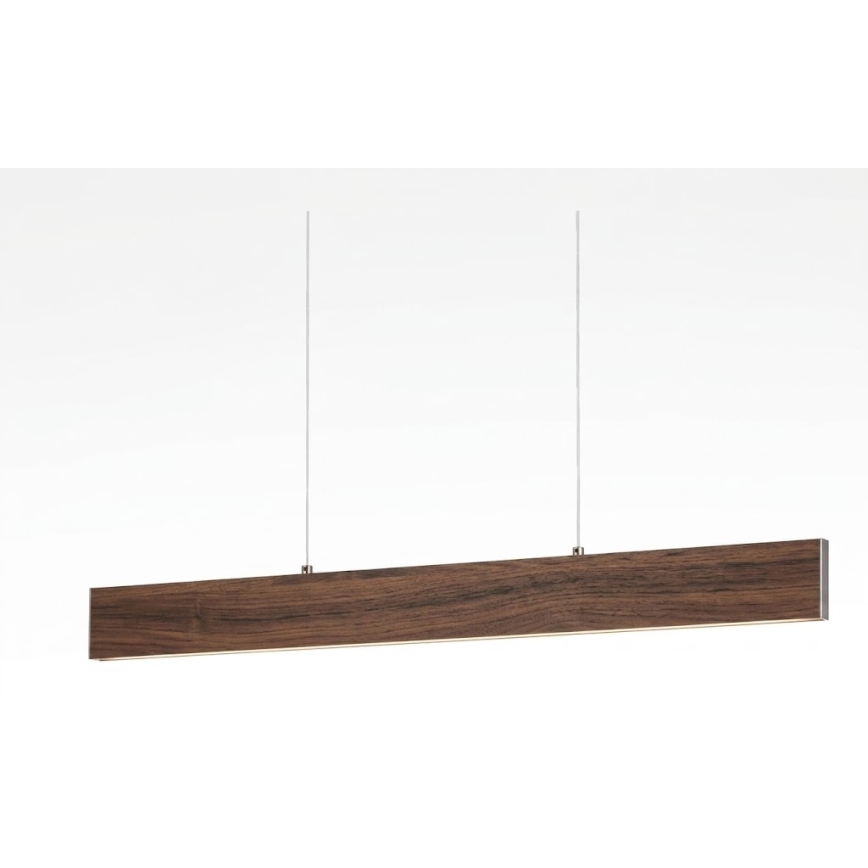 Eglo - Lampadario LED a sospensione su cavo LED/17W/230V + LED/4,2W, finitura noce