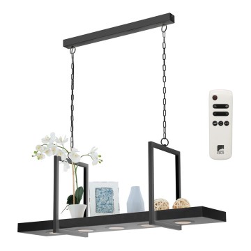 Eglo 39348 - LED RGBW Lampadario dimmerabile a catena con ripiano CALAMONA 5xLED/6W/230V + telecomando