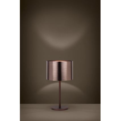 Eglo - Lampada da tavolo 1xE27/60W/230V rame