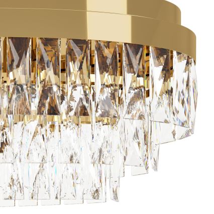 Eglo - Lampadario a sospensione con catena 10xE14/40W/230V oro