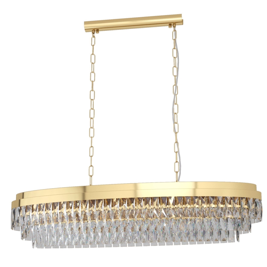 Eglo - Lampadario su catena 13xE14/40W/230V dorato
