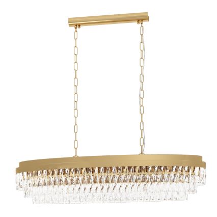 Eglo - Lampadario su catena 13xE14/40W/230V dorato