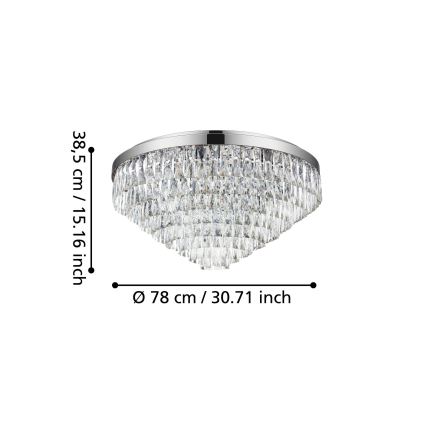 Eglo - Plafoniera 16xE14/40W/230V