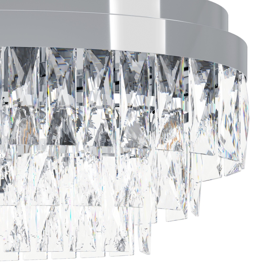 Eglo - Lampadario su catena 10xE14/40W/230V cromo luminoso