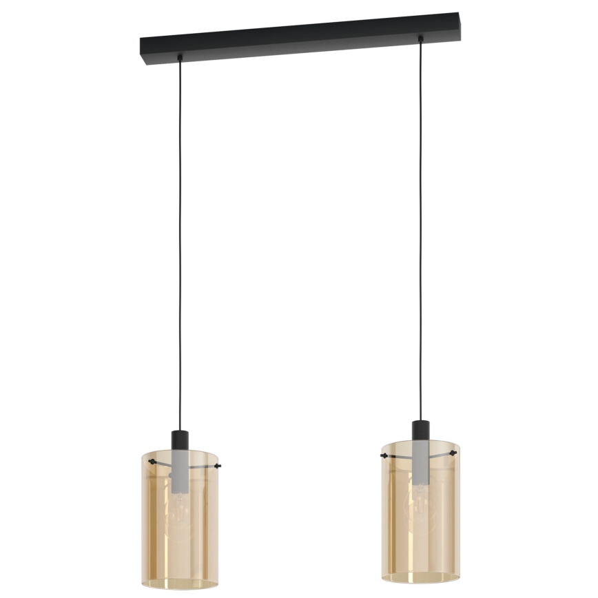 Eglo - Lampadario su filo 2xE27/40W/230V