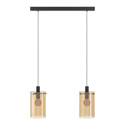 Eglo - Lampadario su filo 2xE27/40W/230V