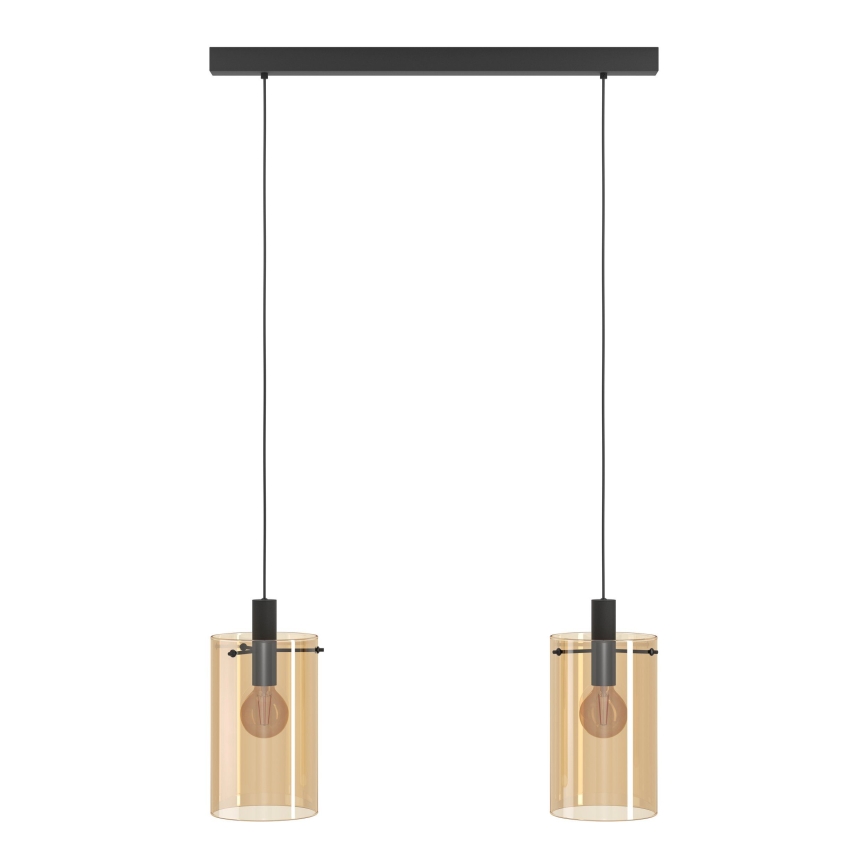 Eglo - Lampadario su filo 2xE27/40W/230V