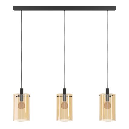 Eglo - Lampadario su filo 3xE27/40W/230V