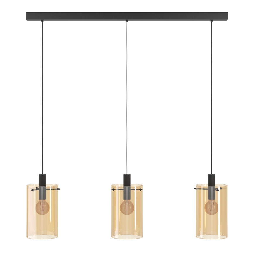 Eglo - Lampadario su filo 3xE27/40W/230V