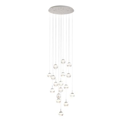 Eglo - Lampadario su filo LED dimmerabile MONTEFIO 17xLED/5W/230V
