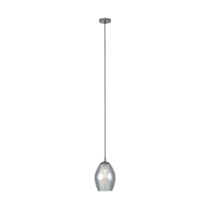 Eglo - Lampadario a sospensione con filo 1xE27/60W/230V fumé
