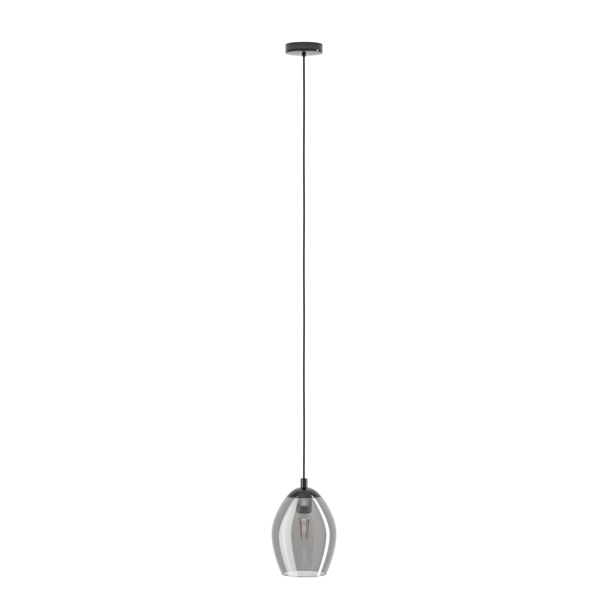Eglo - Lampadario a sospensione con filo 1xE27/60W/230V fumé