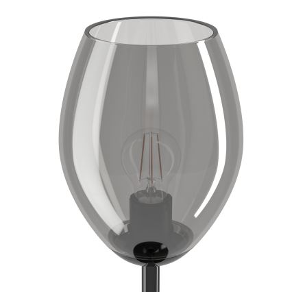 Eglo Stars of Light - Lampada da tavolo 1xE27/60W/230V nero/fumé