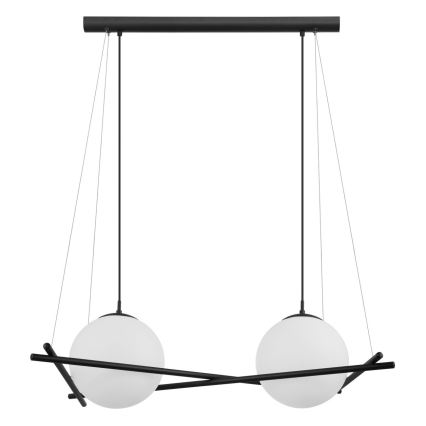 Eglo 39592 - Lampadario a sospensione con cavo SALVEZINAS 2xE27/25W/230V