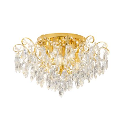 Eglo - Lampadario a plafone 6xE14/25W/230V dorato