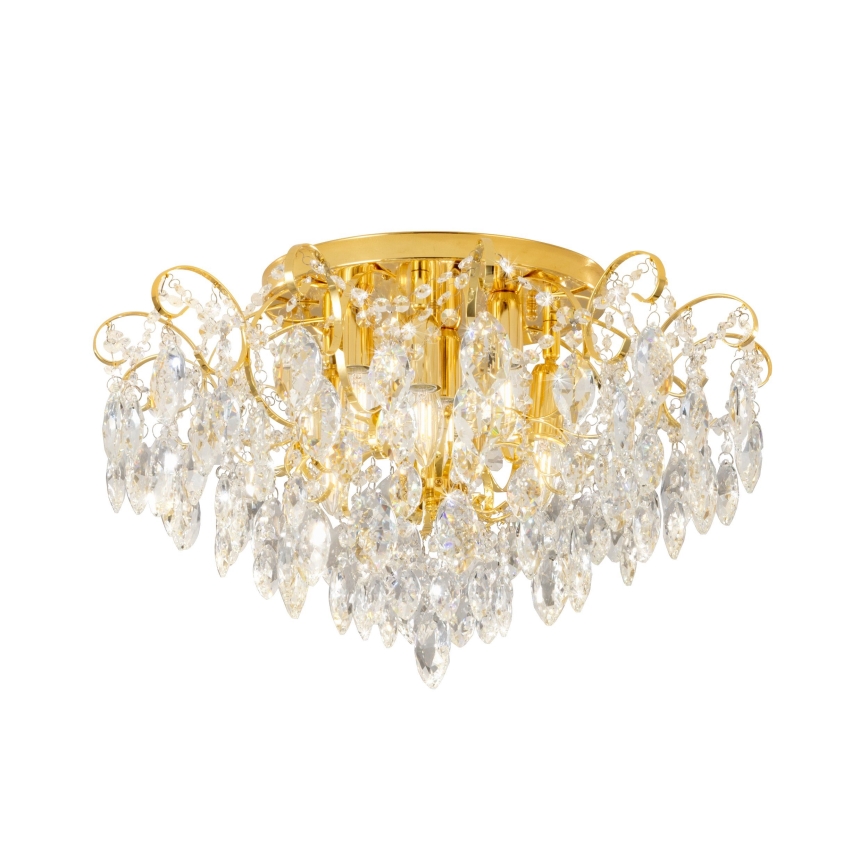 Eglo - Lampadario a plafone 6xE14/25W/230V dorato