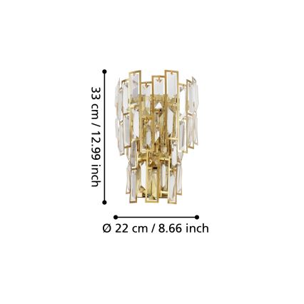 Eglo - Applique 3xE14/25W/230V