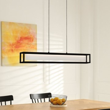 Eglo 39629 - LED Lampada a sospensione dimmerabile su cavo GUALAJO LED/27W/230V nero