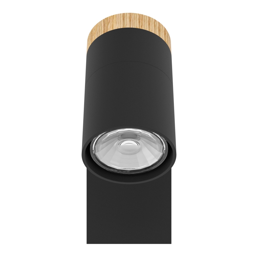 Eglo - Luce Spot da parete a LED 1xGU10/4,5W/230V 3000K nero/marrone