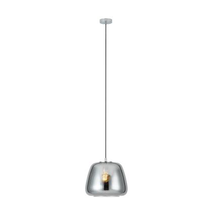 Eglo - Lampadario a sospensione con filo 1xE27/40W/230V diametro 35 cm fumé
