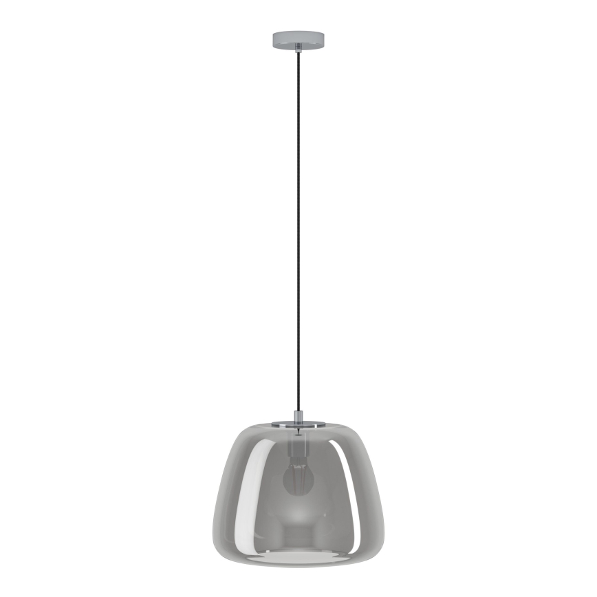Eglo - Lampadario a sospensione con filo 1xE27/40W/230V diametro 35 cm fumé
