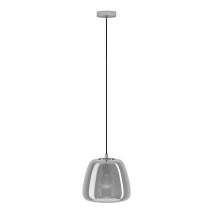 Eglo - Lampadario a sospensione con filo 1xE27/40W/230V diametro 26 cm fumé