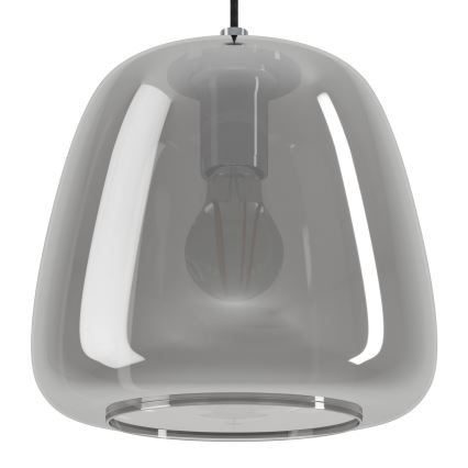Eglo - Lampadario a sospensione con filo 5xE27/40W/230V fumé